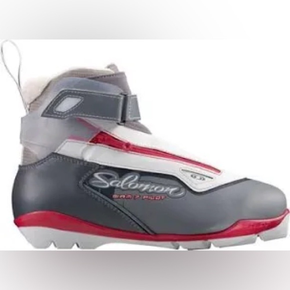Salomon Siam 7 pilot performance touring‎ ski boots women's size 9 white